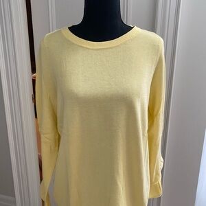 **REDUCED**Repeat women’s yellow cotton sweater